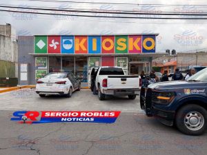 ASALTAN KIOSKO CON ARMA LARGA Y ESCAPAN CON 4 MIL PESOS.