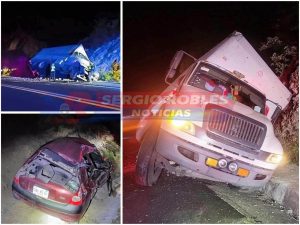 CHOFER EMBISTE A PRESUNTOS ASALTANTES PARA ESCAPAR DE UN ATAQUE EN LA CUACNOPALAN-OAXACA.