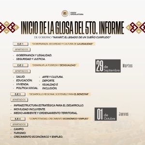 Inicia Poder Legislativo la glosa del V Informe de Gobierno