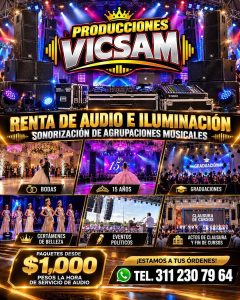 ¡HAZ DE TU EVENTO UNA EXPERIENCIA INOLVIDABLE CON #PRODUCCIONES_VICSAMI!