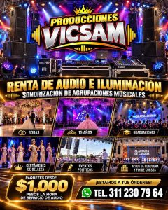 ¡HAZ DE TU EVENTO UNA EXPERIENCIA INOLVIDABLE CON #PRODUCCIONES_VICSAMI!