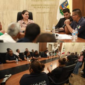 SE ACABÓ EL PARO: POLICÍAS DE TEPIC ACEPTAN LOS ACUERDOS DE BLANCA SIMANCAS Y HABRÁ AUMENTO SALARIAL