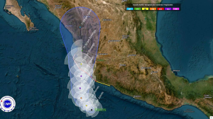 ¡HURACÁN SIMÓN CAMBIA SU TRAYECTORIA Y PONE EN ALERTA A JALISCO Y NAYARIT!..